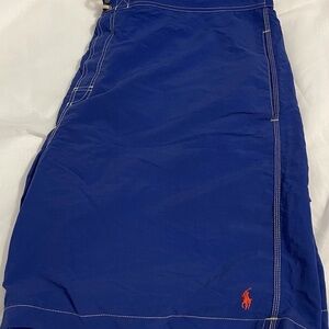 Ralph Lauren Polo Mens Swim Trunks Size 3X BIG Blue Swim Cruise Resort